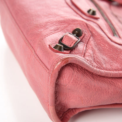 Balenciaga Agneau Classic Hardware Mini City Rose Bombon Raspberry 9 of 15