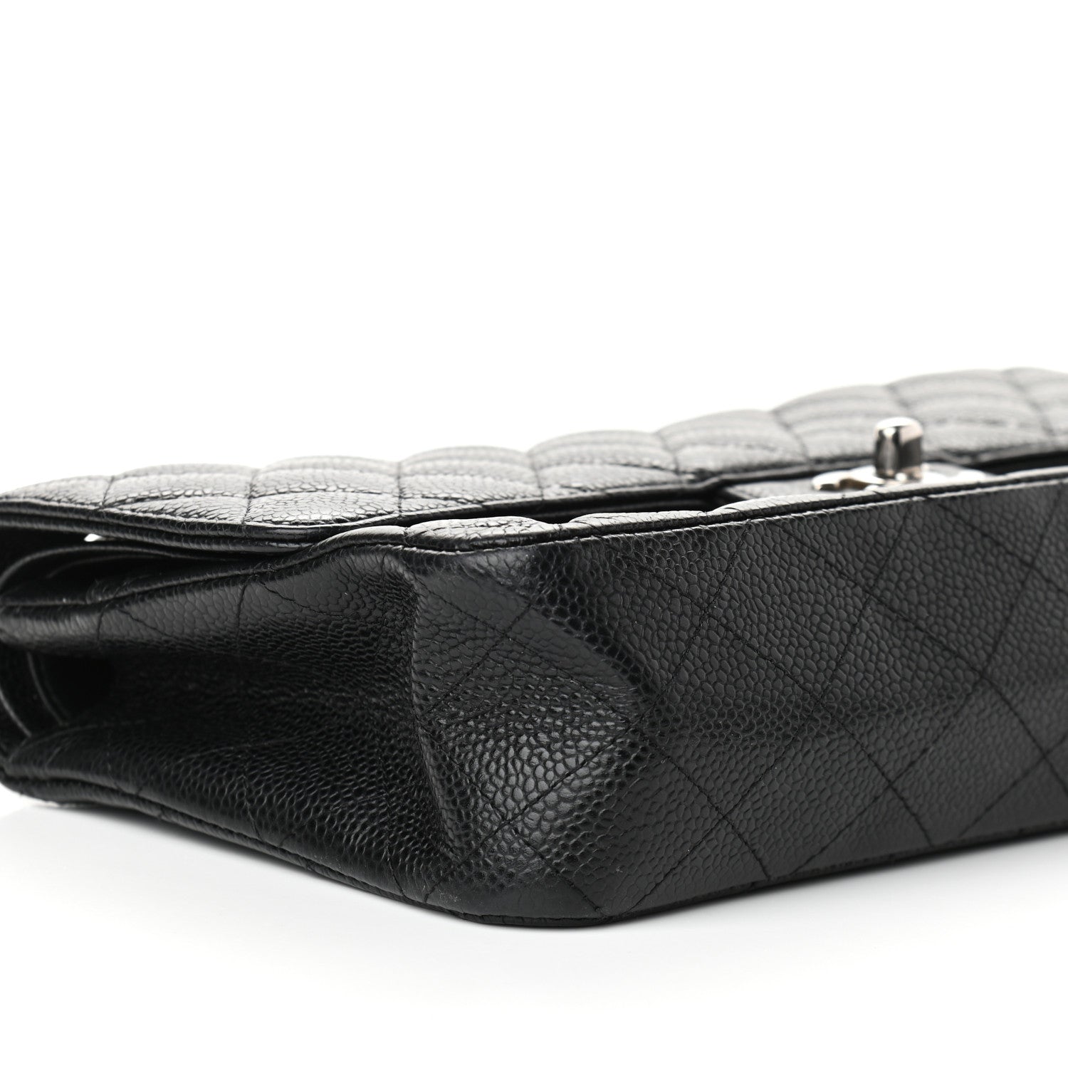 Chanel Caviar Quilted Medium Double Flap Black 7 of 8