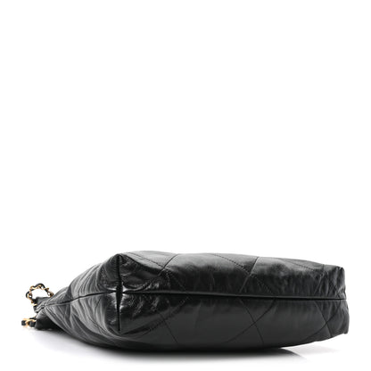 Chanel Shiny Calfskin Quilted Small Chanel 22 Black 5 of 11