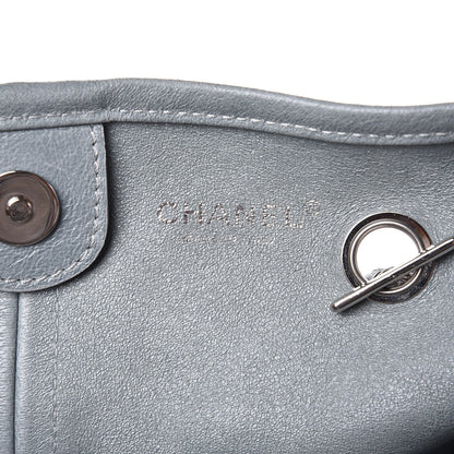 Chanel Iridescent Caviar Camellia Flower Shopping Tote Grey 7 of 16