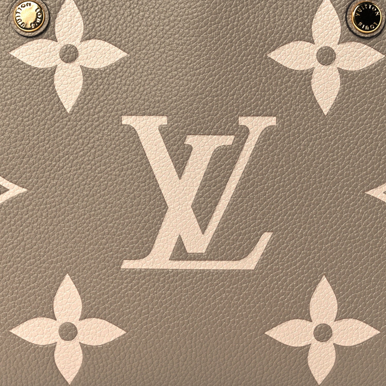 Louis Vuitton Empreinte Monogram Giant Montaigne BB Tourterelle Creme 10 of 10