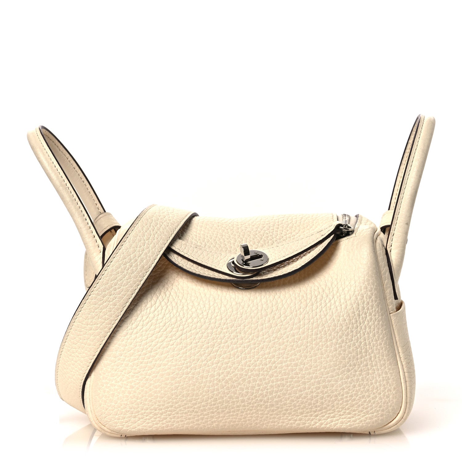 Hermes Taurillon Clemence Mini Lindy 20 Nata 2 of 27