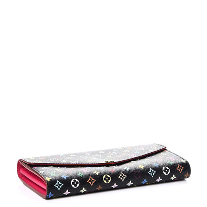 Louis Vuitton Monogram Multicolor Sarah Wallet NM Black Grenade 4 of 8
