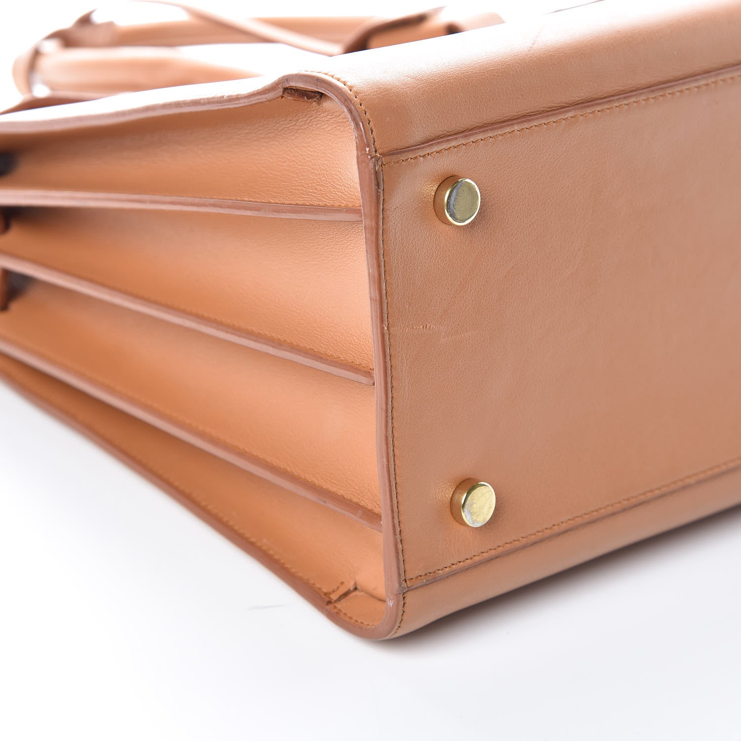 Saint Laurent Calfskin Small Sac De Jour Taupe 5 of 22