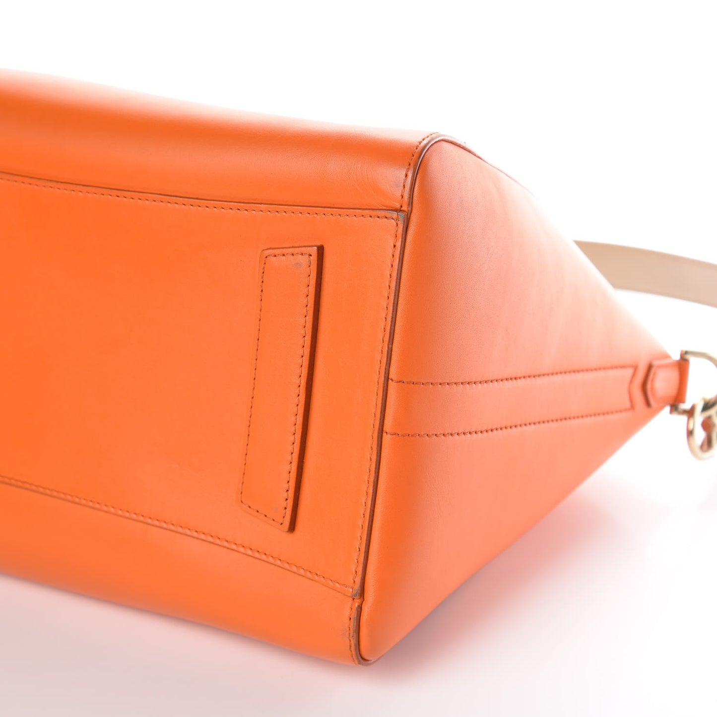 Smooth Calfskin Medium Bi-Color Antigona Orange Beige