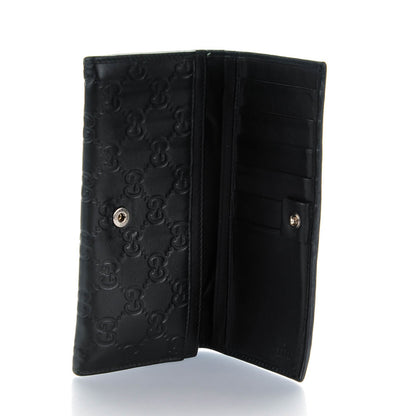 Gucci Guccissima Web Long Continental Wallet Black 5 of 8