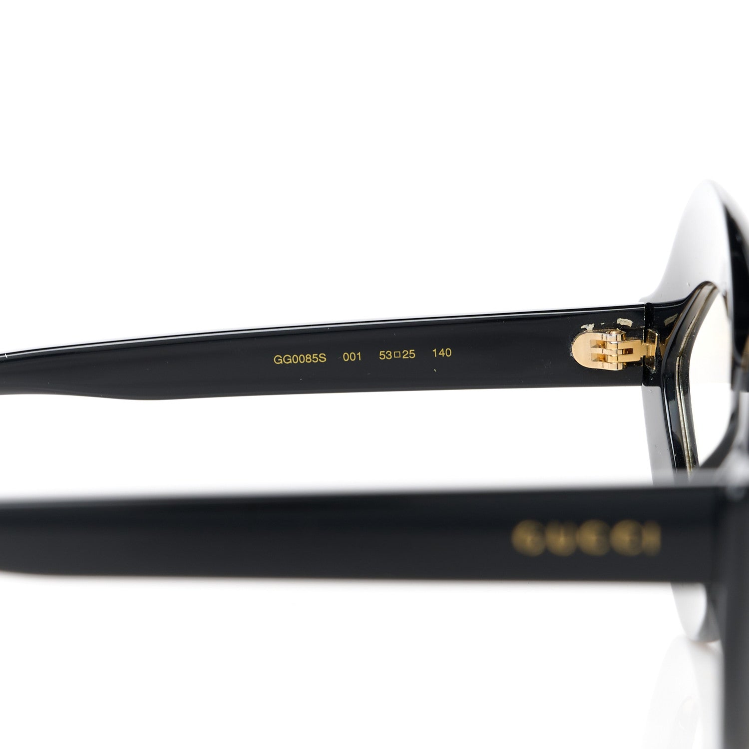 Gucci Acetate Cat Eye Eyeglasses GG 0085S Black 5 of 9