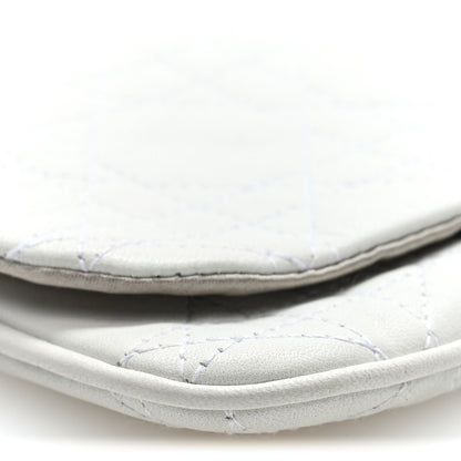 Christian Dior Lambskin Cannage Lady Dior Chain Clutch White 10 of 11