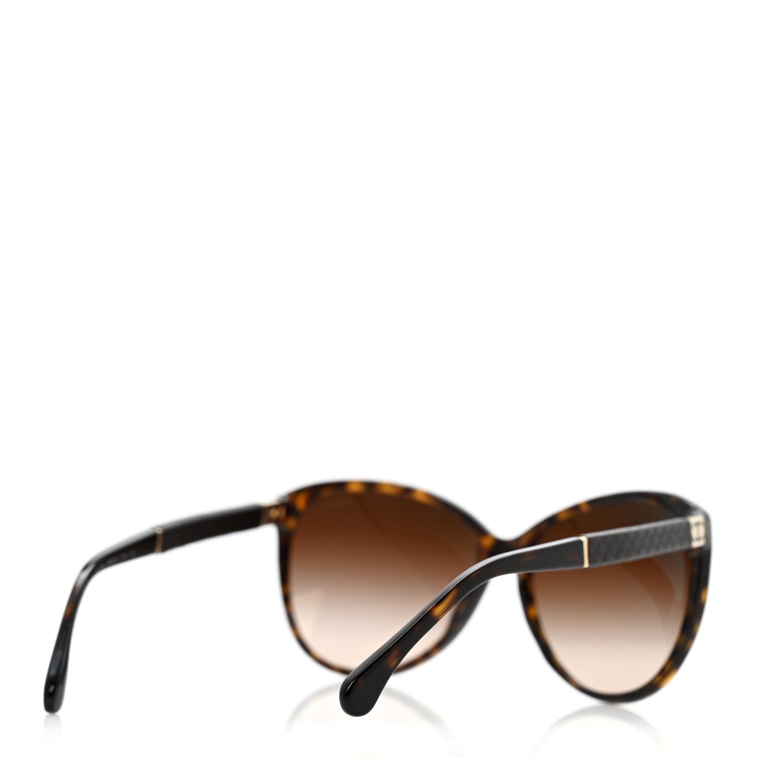 Chanel Acetate Lambskin Quilted CC Sunglasses 5225-Q Tortoise 4 of 8