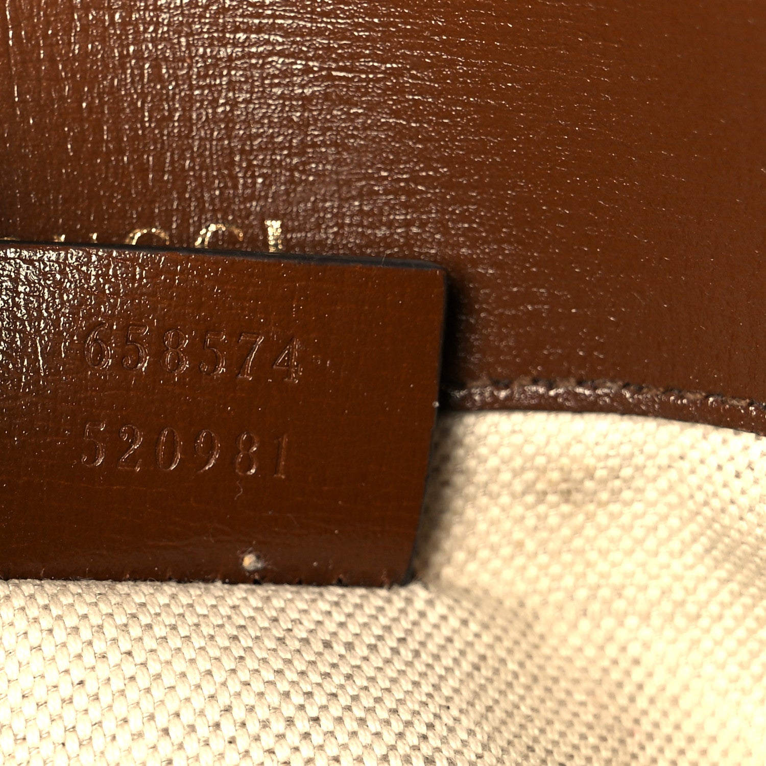 Gucci GG Supreme Monogram Web Mini Horsebit 1955 Shoulder Bag Beige Brown Sugar 8 of 13