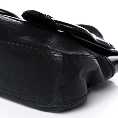 Fendi Nappa Patent B Bag Black 6 of 14