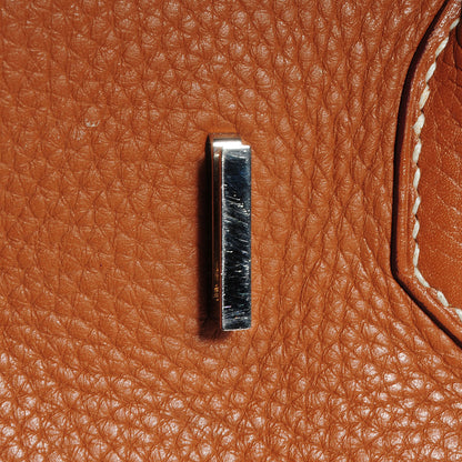 Hermes Taurillon Clemence Birkin 30 Gold 15 of 30