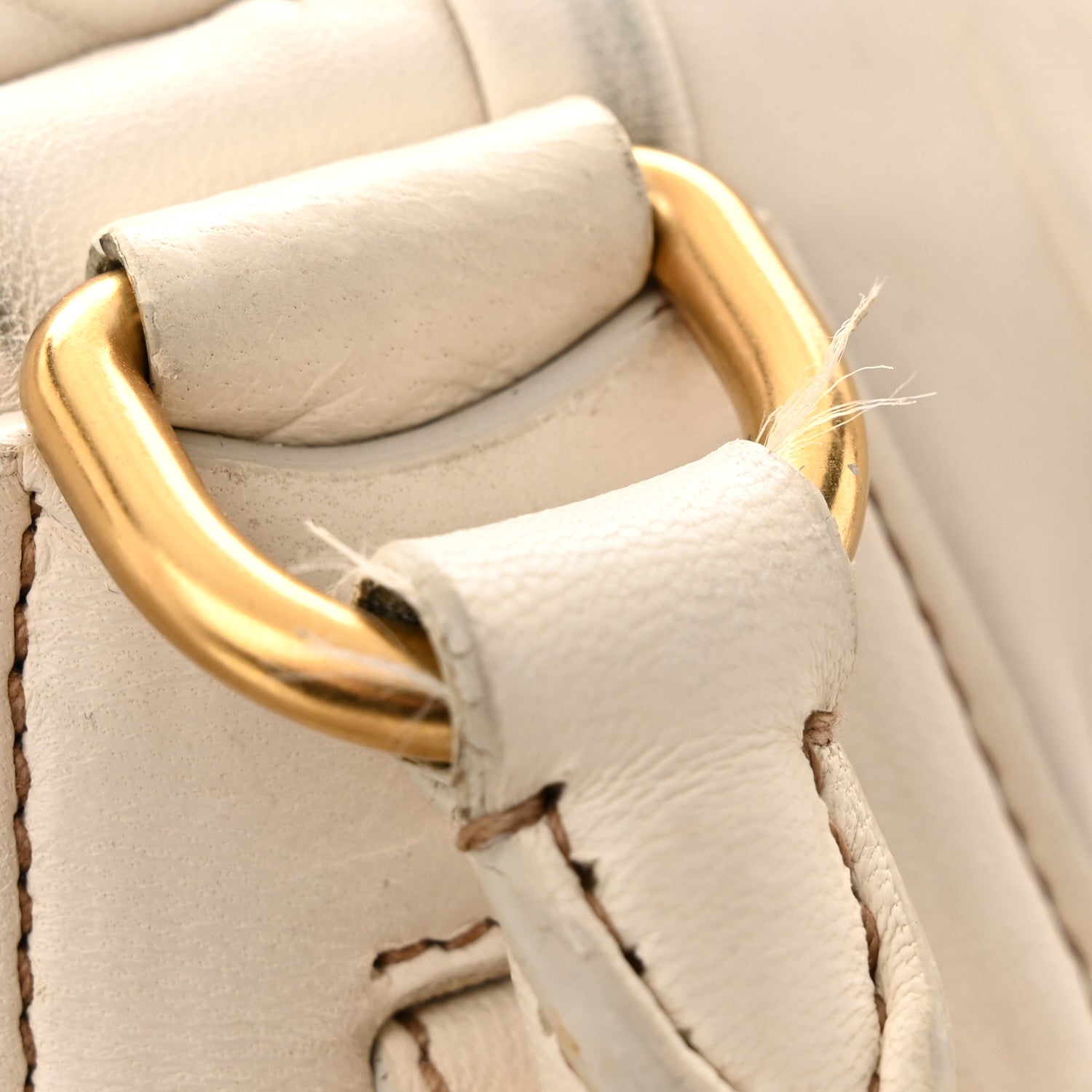 Prada Nappa Gaufre Shopping Satchel White 22 of 22