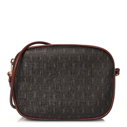Saint Laurent Canvas Smooth Calfskin Le Monogramme Small Camera Bag Chestnut 1 of 18