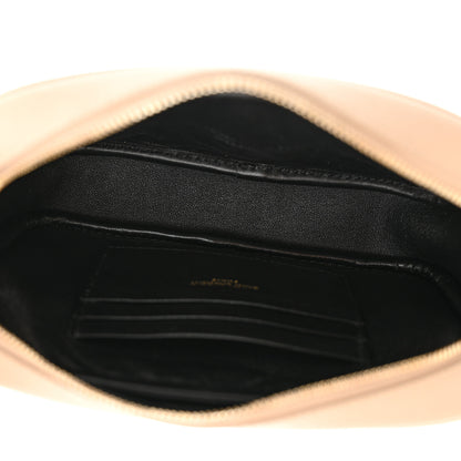 Saint Laurent Grain De Poudre Matelasse Monogram Mini Lou Camera Bag Dark Beige 5 of 11