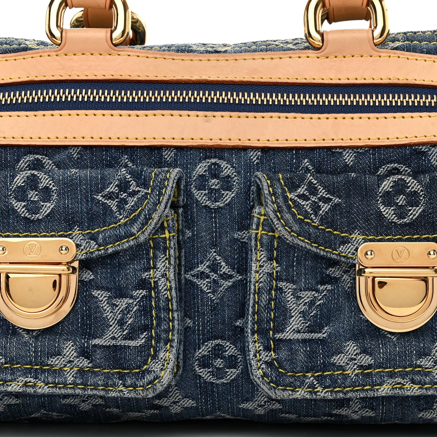 Monogram Denim Neo Speedy Blue