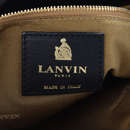 Lanvin Lambskin Quilted Medium Sugar Flap Shoulder Bag Black 5 of 8