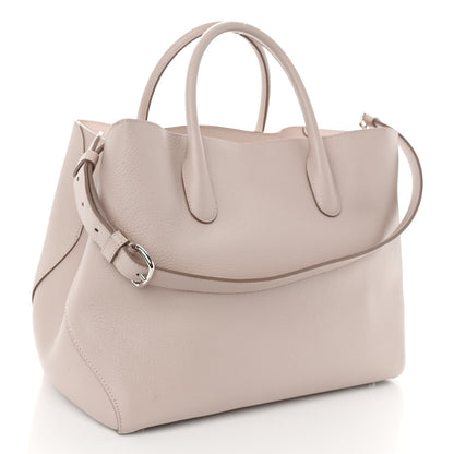 Christian Dior Supple Grained Calfskin Large Open Bar Tote Rose Poudre 3 of 10