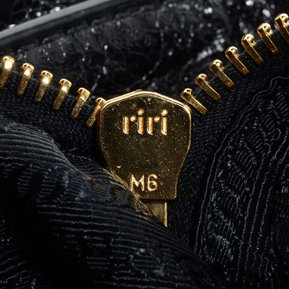 Prada Vitello Shine Tote Nero Black 10 of 12