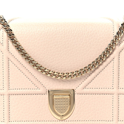 Christian Dior Grained Calfskin Diorama Wallet on Chain Pouch Rose Poudre 7 of 9
