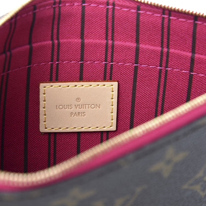 Louis Vuitton Monogram Neverfull MM GM Pochette Pivoine 7 of 8