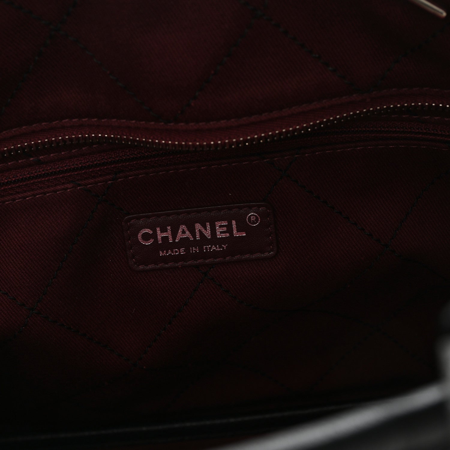 Chanel Grained Calfskin Shopping Fever Tote Black 7 of 11
