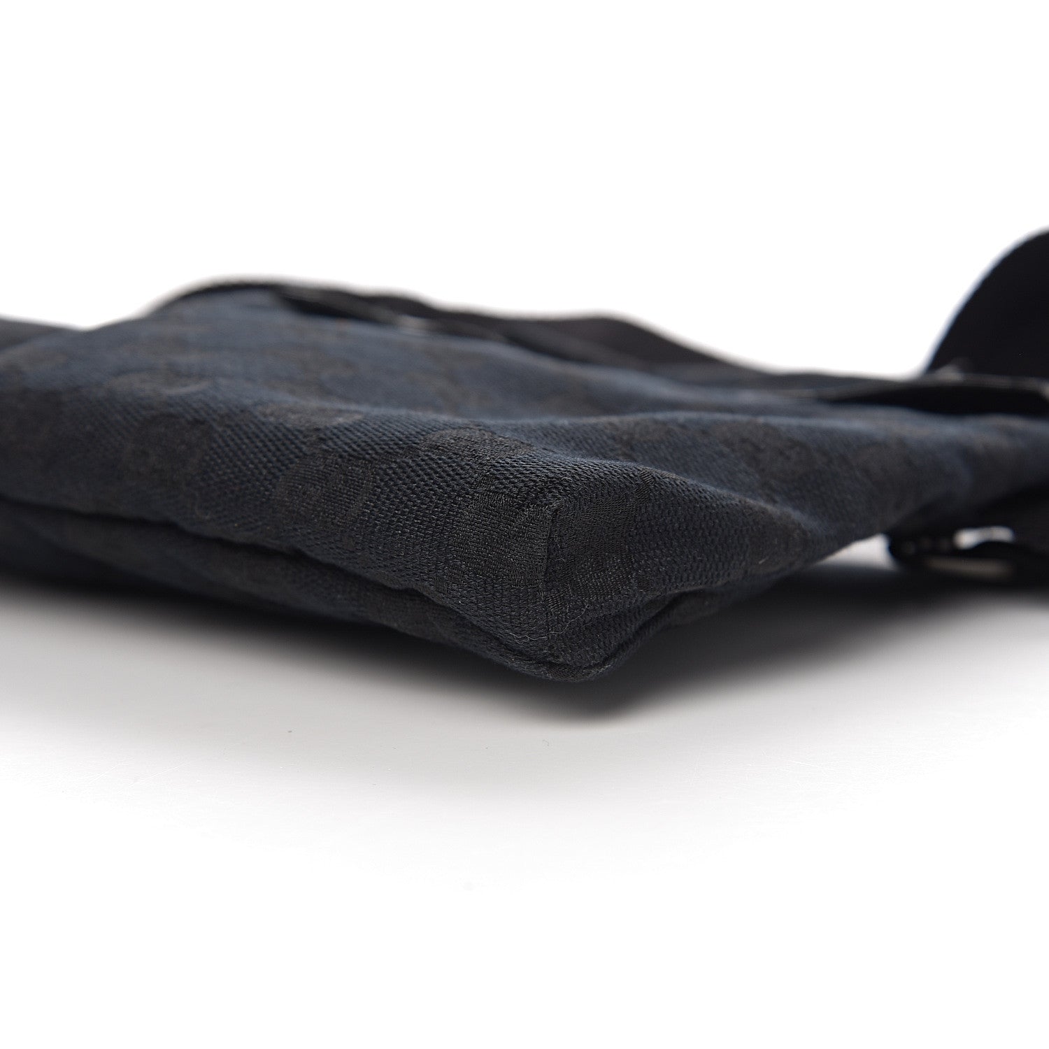 Gucci GG Monogram Double Pocket Belt Bag Black 8 of 9