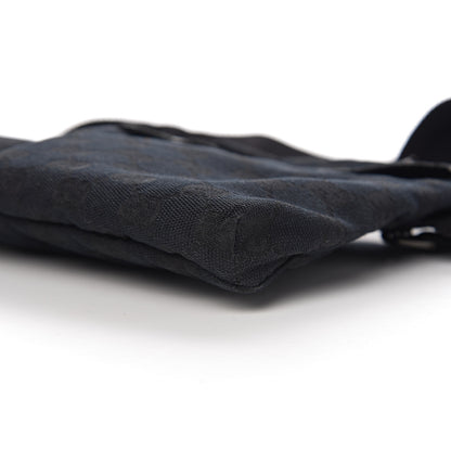 Gucci GG Monogram Double Pocket Belt Bag Black 8 of 9