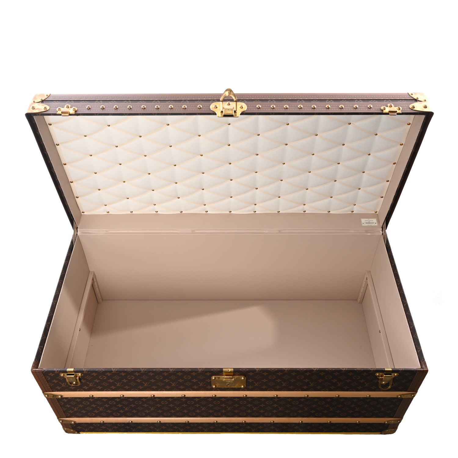 Louis Vuitton Monogram Malle Courrier Lozine Trunk 110 5 of 13