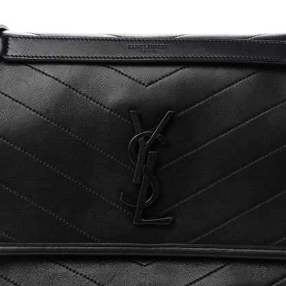 Saint Laurent Lambskin Matelasse Monogram Medium Niki Chain Satchel Black 11 of 11