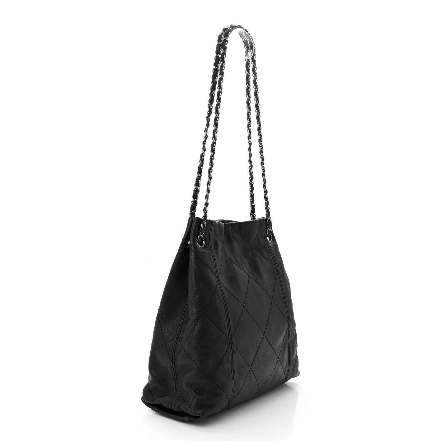 Chanel Lambskin Quilted Small Soft Touch Shoulder Bag Black 3 of 13