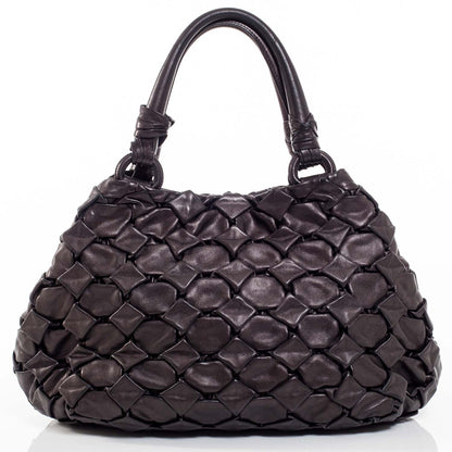 Prada Vitellino Mordo Hobo Black 1 of 9