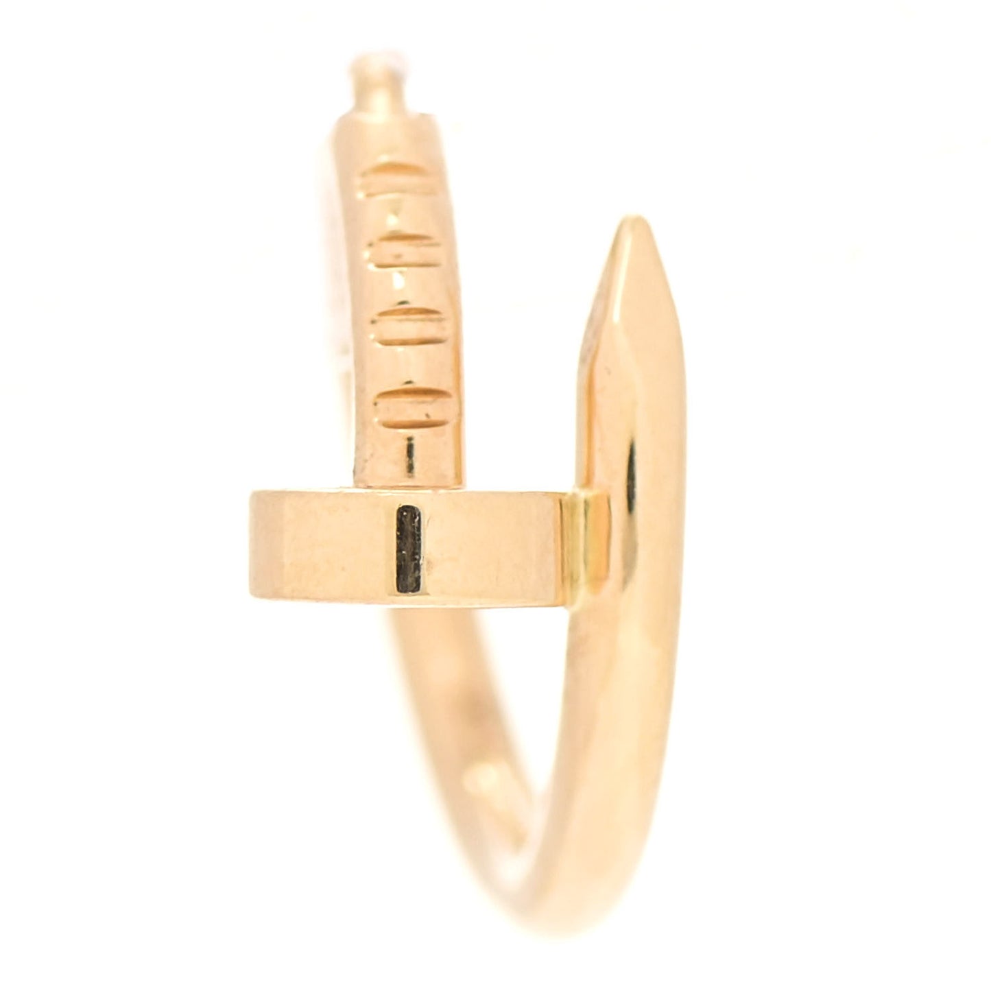 18K Yellow Gold Juste Un Clou Single Hoop Earring