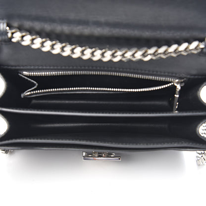 Burberry Calfskin Montage Print Small TB Bag Black 4 of 16
