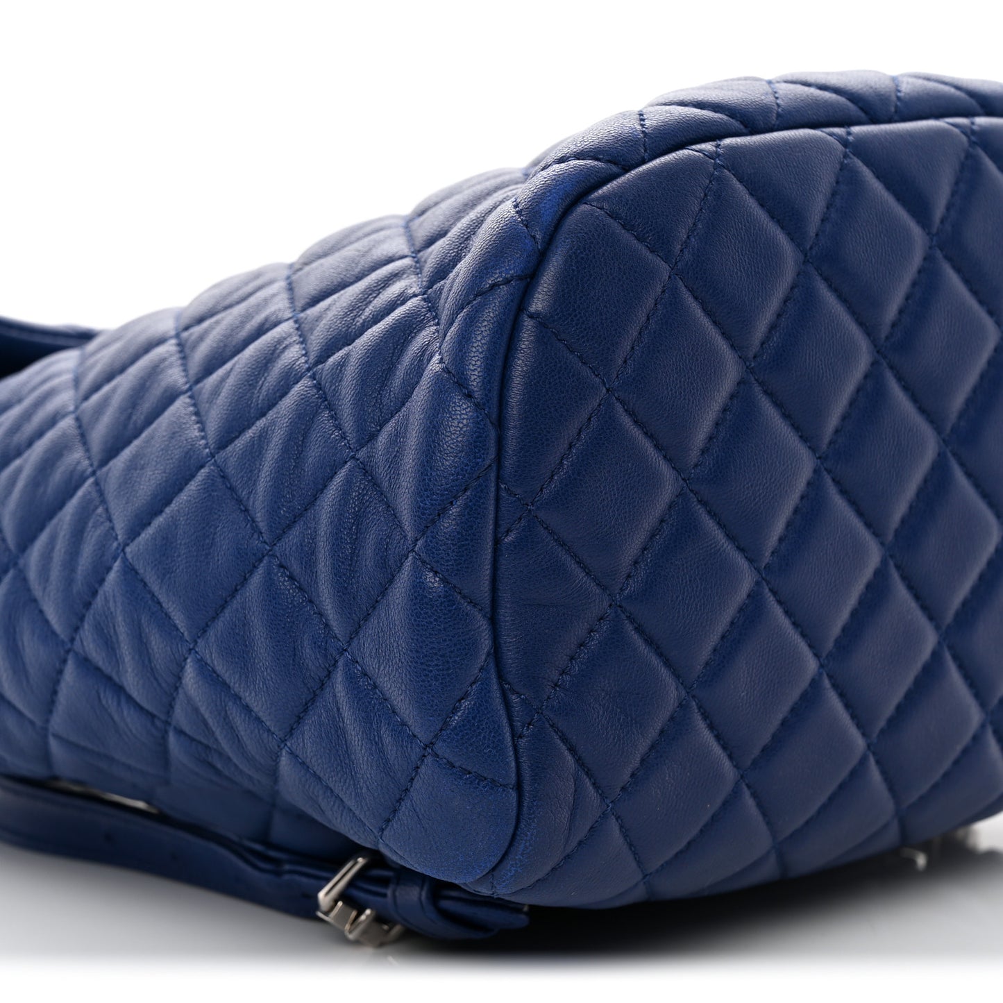 Lambskin Quilted Small Urban Spirit Backpack Blue