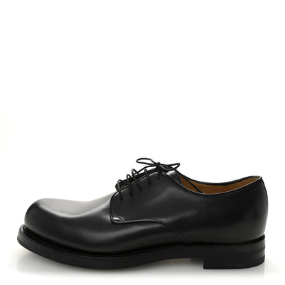 Gucci Knight Calfskin Mens Oxford Loafers 8.5 Black 1 of 8