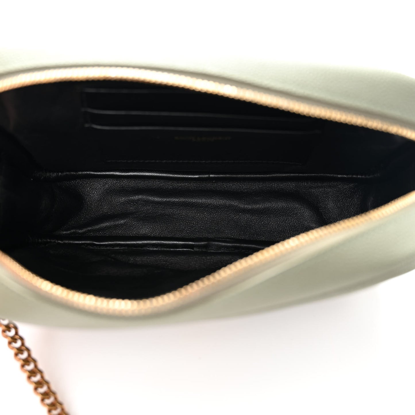 Grain De Poudre Matelasse Monogram Mini Lou Camera Bag Light Sage