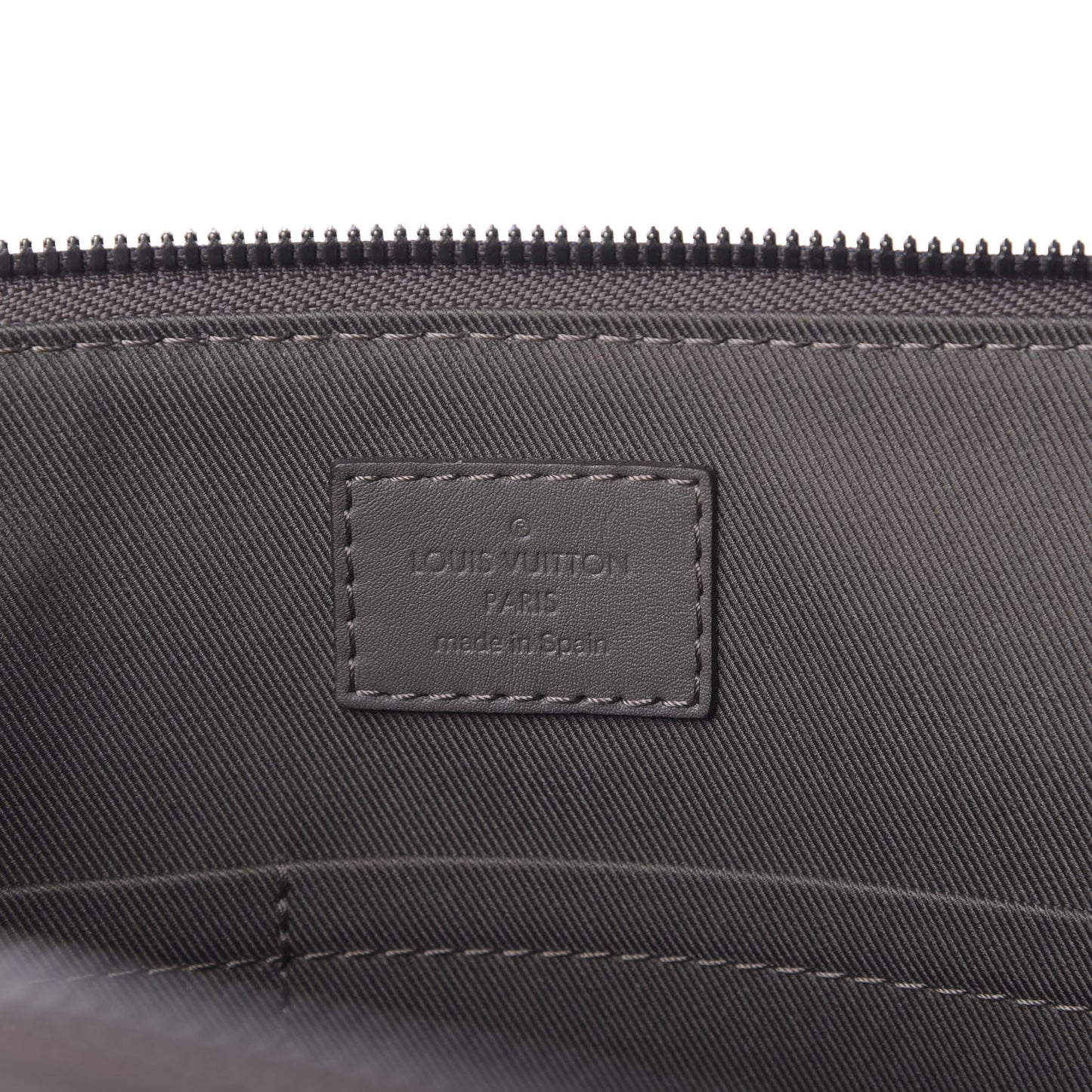 Damier Infini Porte-Documents Jour NM Granit