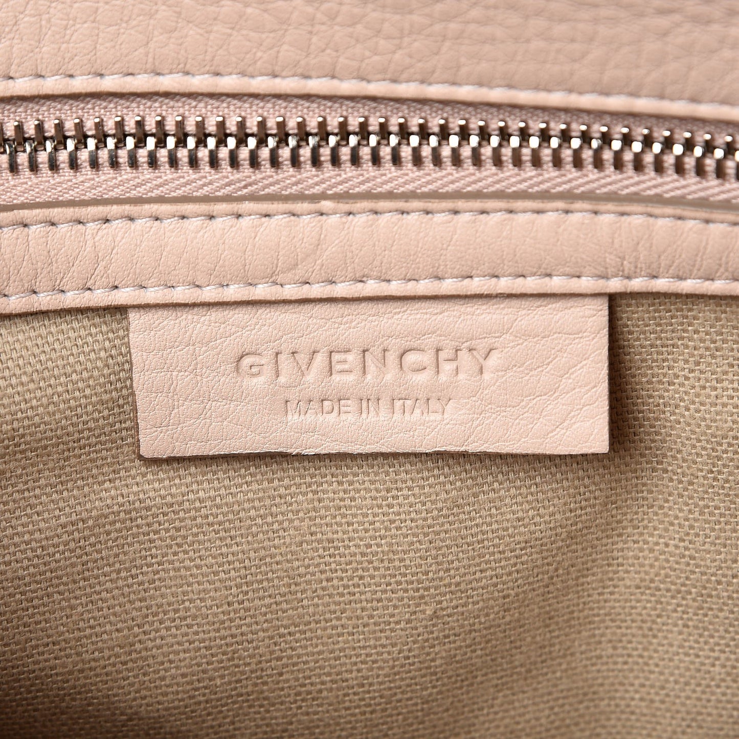 Calfskin Small Pandora Pure Flap Bag Nude Pink