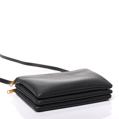 Celine Lambskin Small Trio Crossbody Bag Black 3 of 8