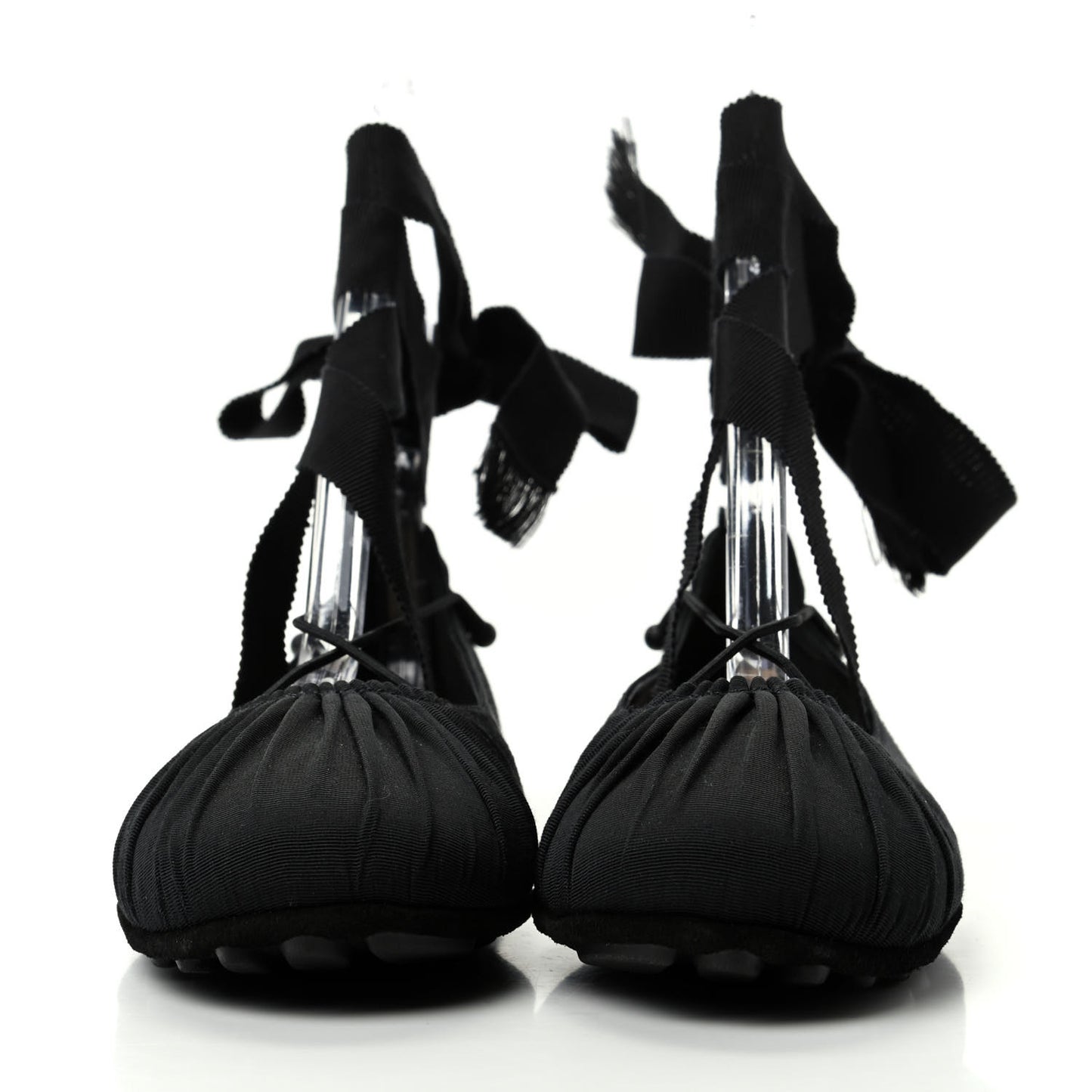 Grosgrain Ribbon Etoile Ballet Flats 37 Black