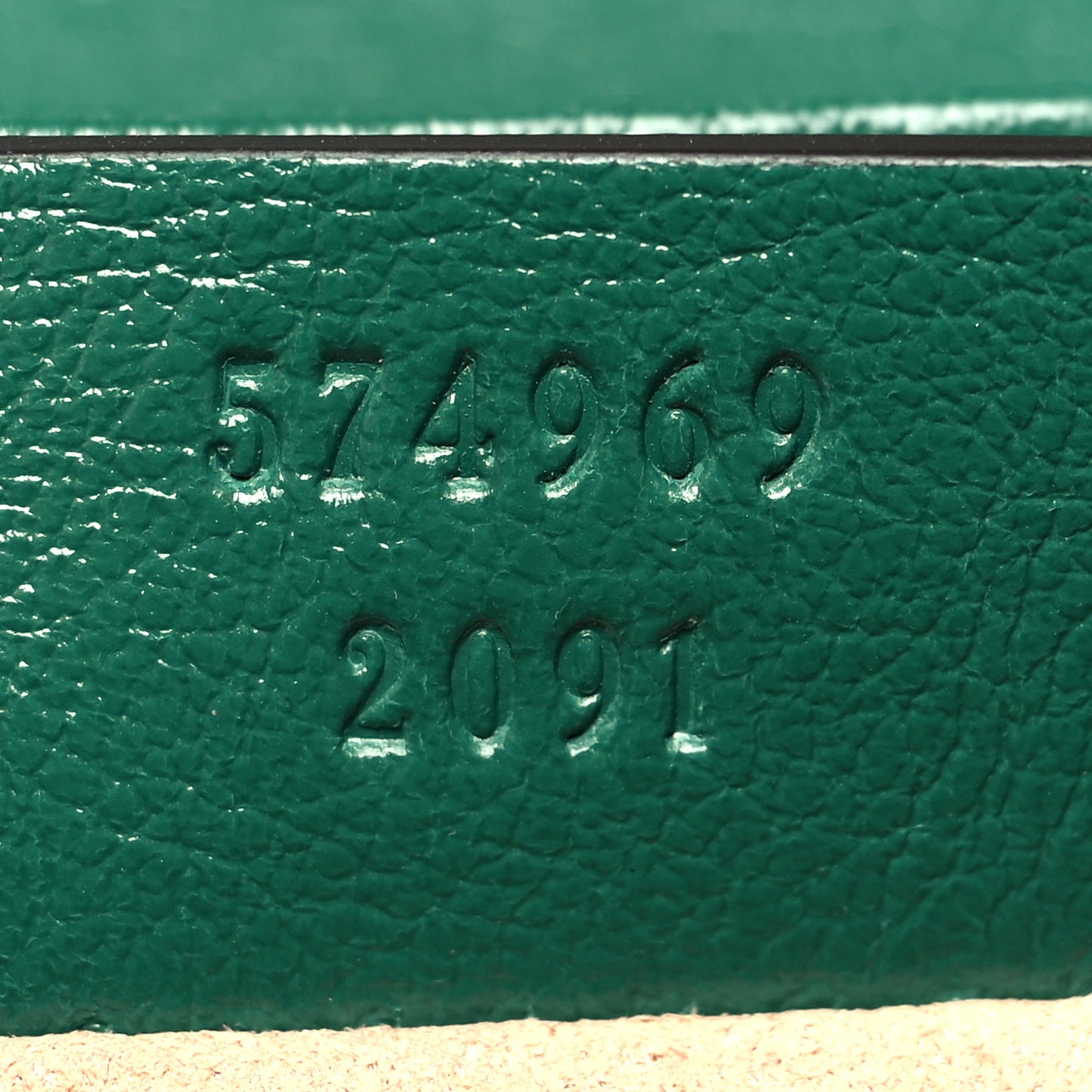Azalea Calfskin Enamel Matelasse Diagonal Super Mini Torchon GG Marmont Shoulder Bag New Shamarock Emerald