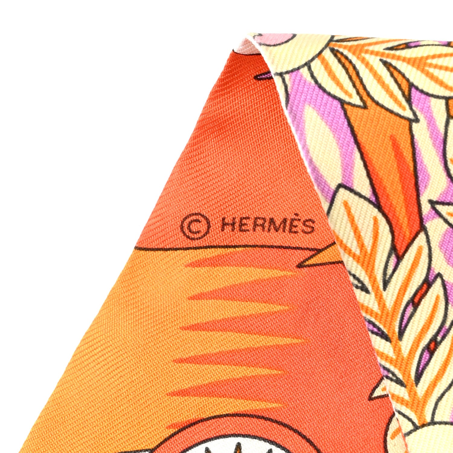 Hermes Silk La Source de Pegase Twilly 3 of 5