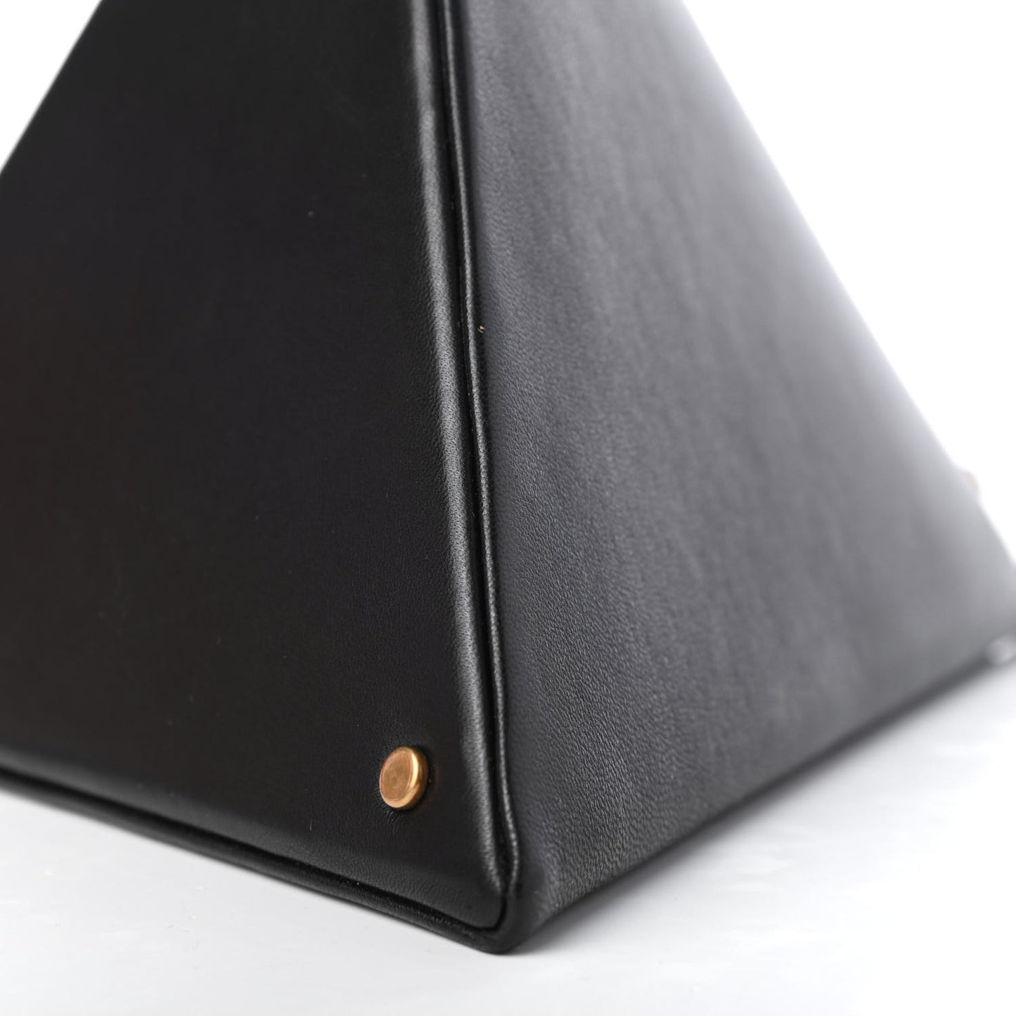 Lambskin Pyramid Clutch Black