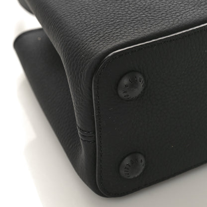 Louis Vuitton Taurillon Capucines East West MM Matte Black 7 of 8