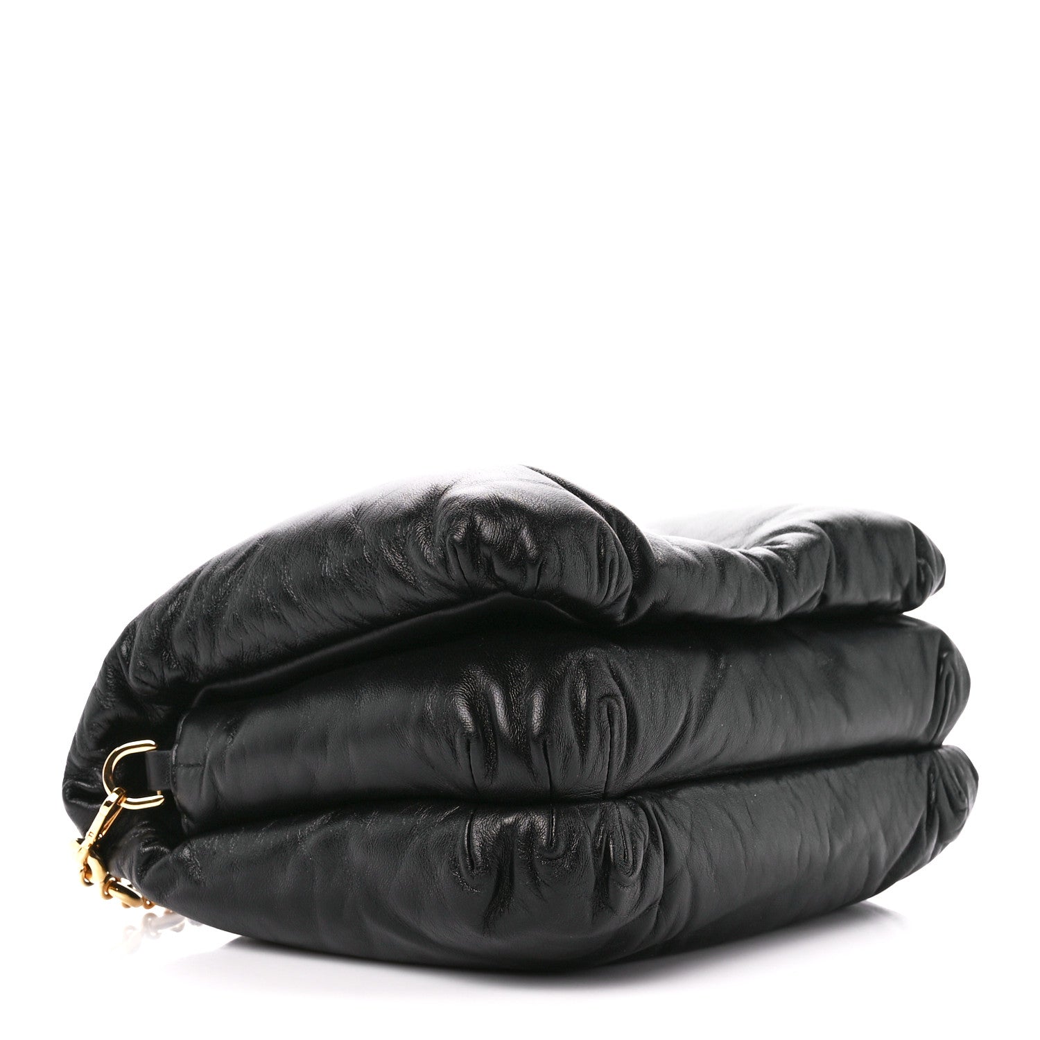 Loewe Lambskin Small Goya Puffer Bag Black 4 of 11