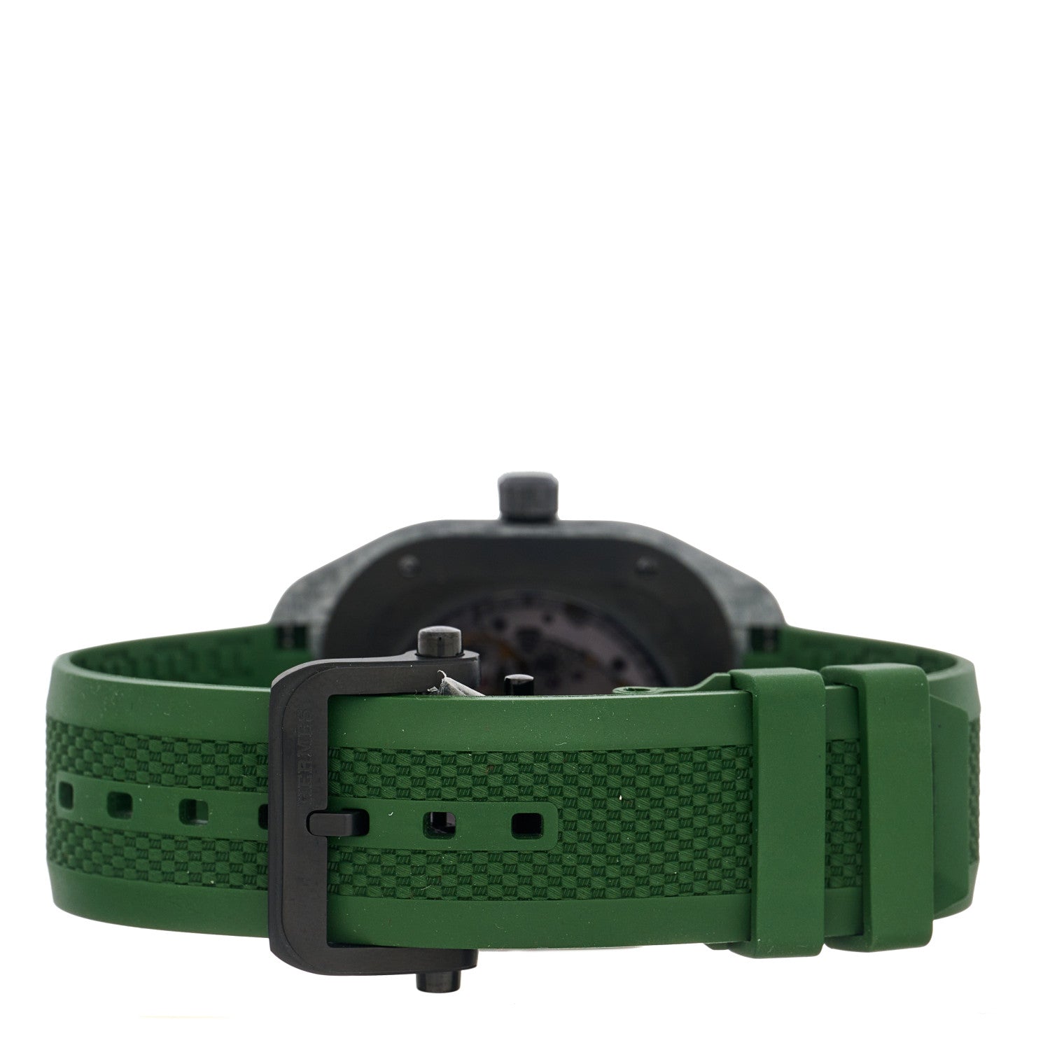 Hermes Glass Fiber Ceramic Rubber 39mm H08 Automatic Watch Vert 3 of 5