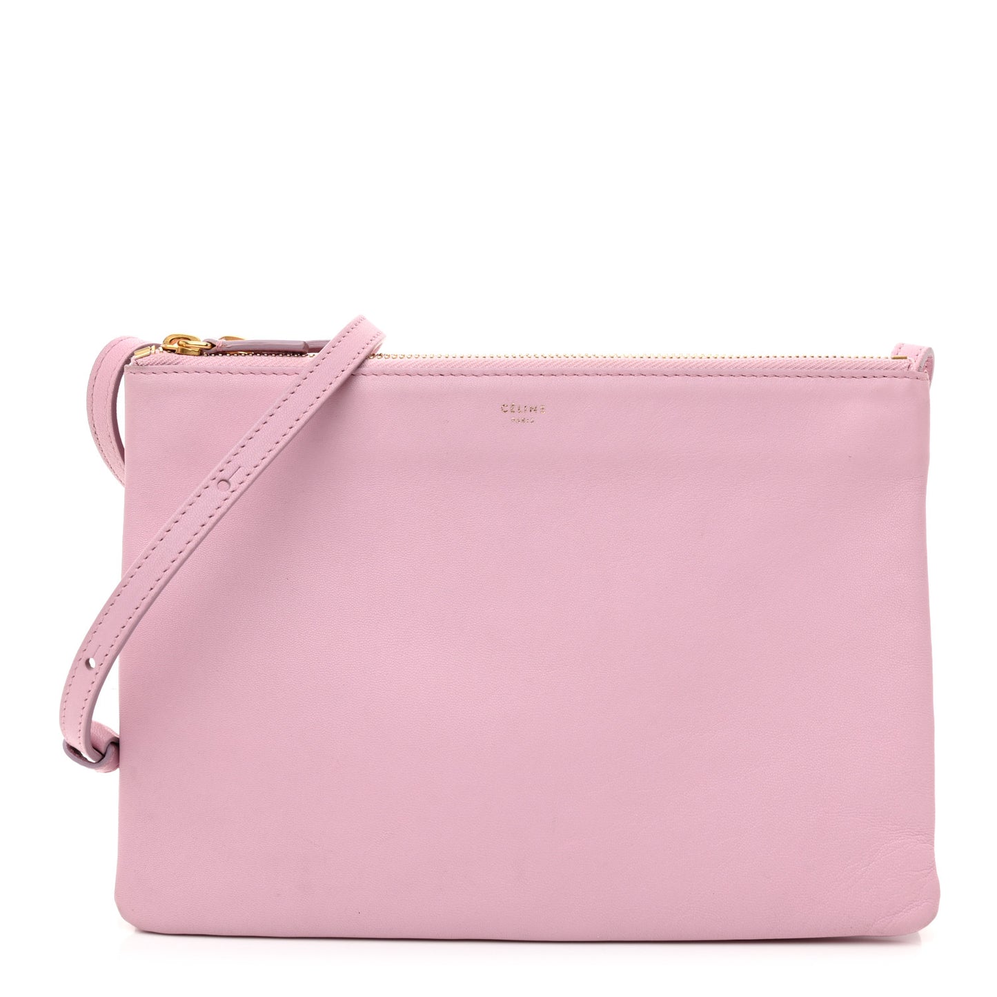 Lambskin Large Trio Crossbody Bag Pink