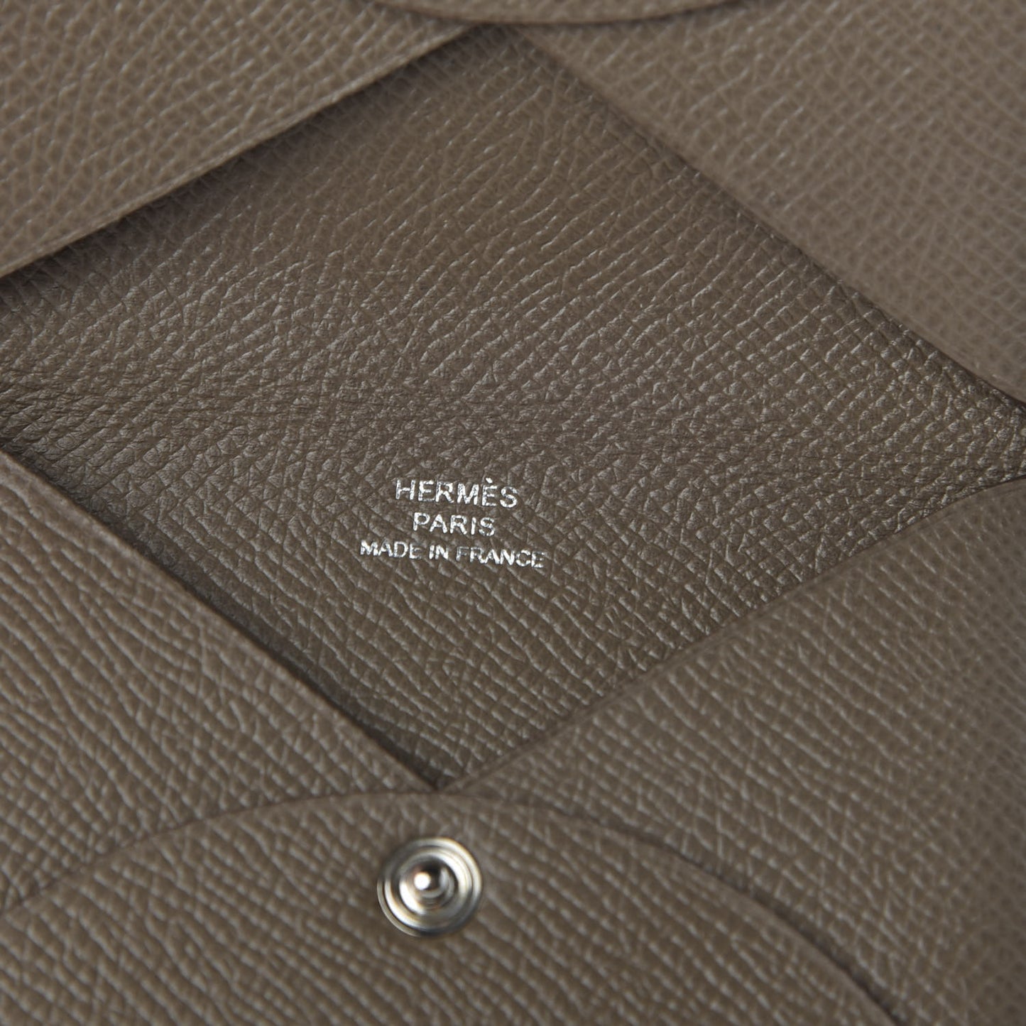 Epsom Calvi Card Case Etoupe