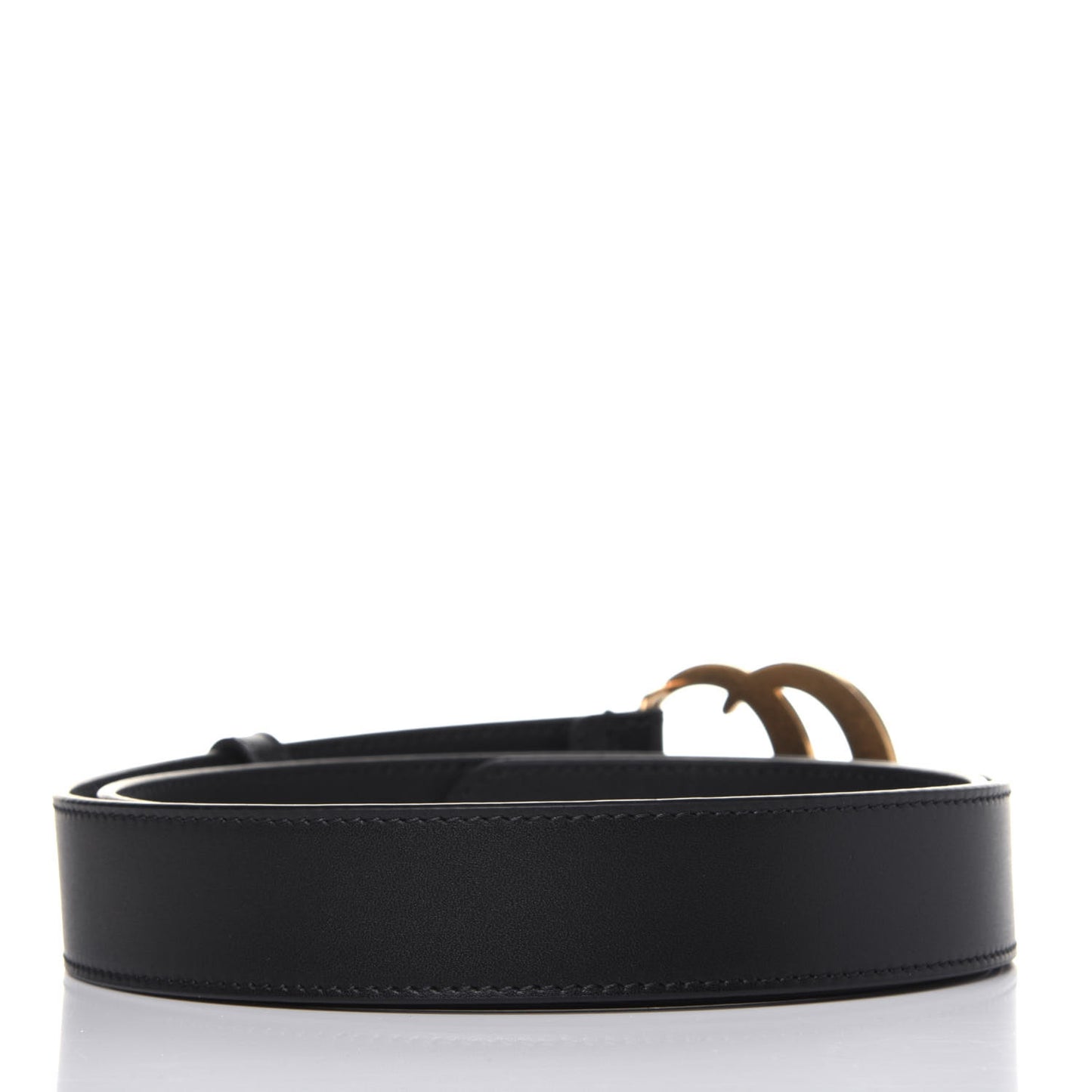 Calfskin Double G 30mm Belt 90 36 Black